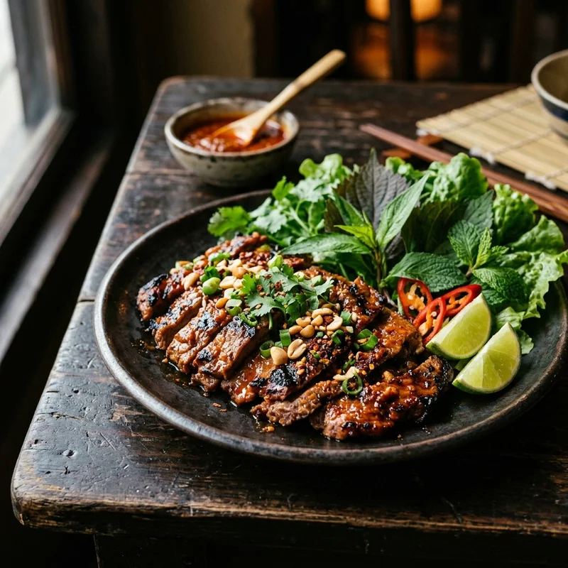 Bò nướng sa tế