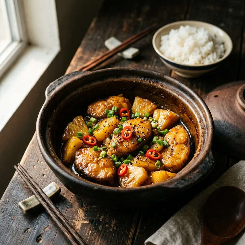 Cá basa kho thơm