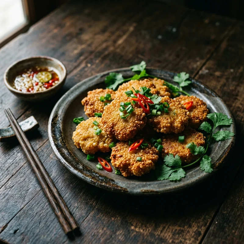 Cá trứng chiên