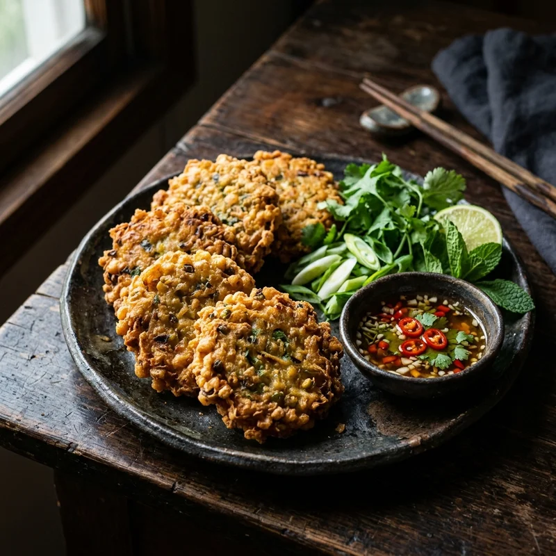Chả đậu xanh chiên