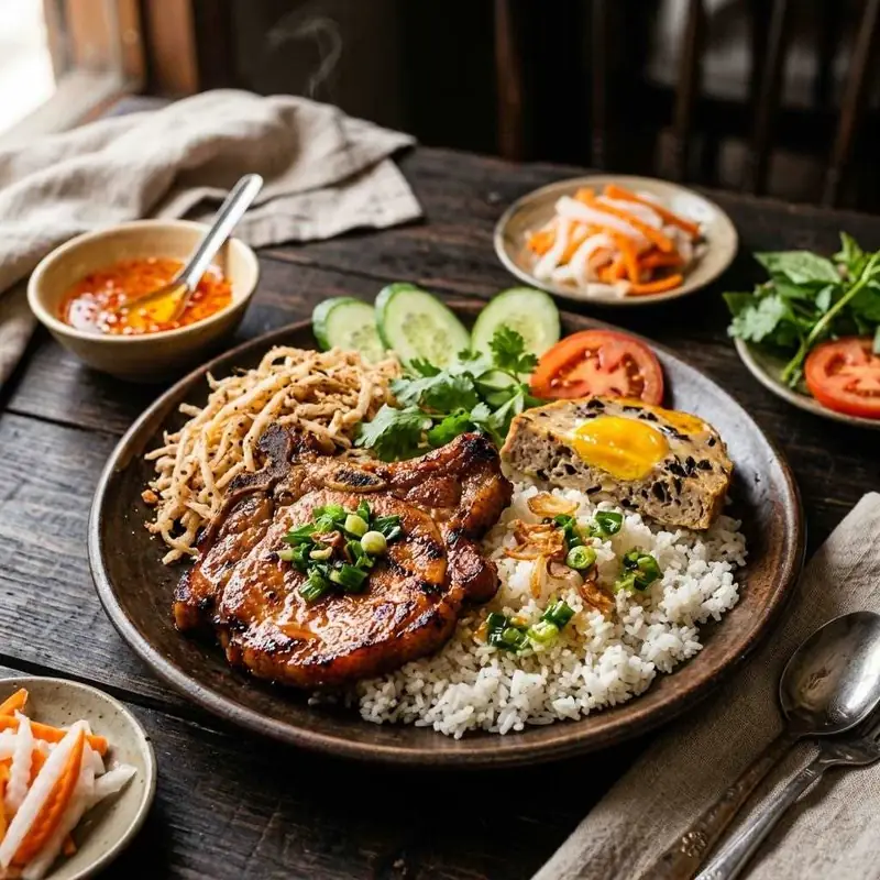 Cơm tấm sườn