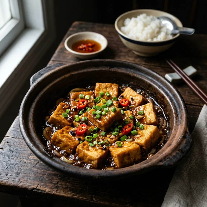 Đậu phụ kho tương