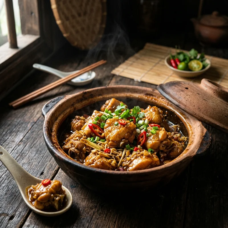 Gà kho sả ớt