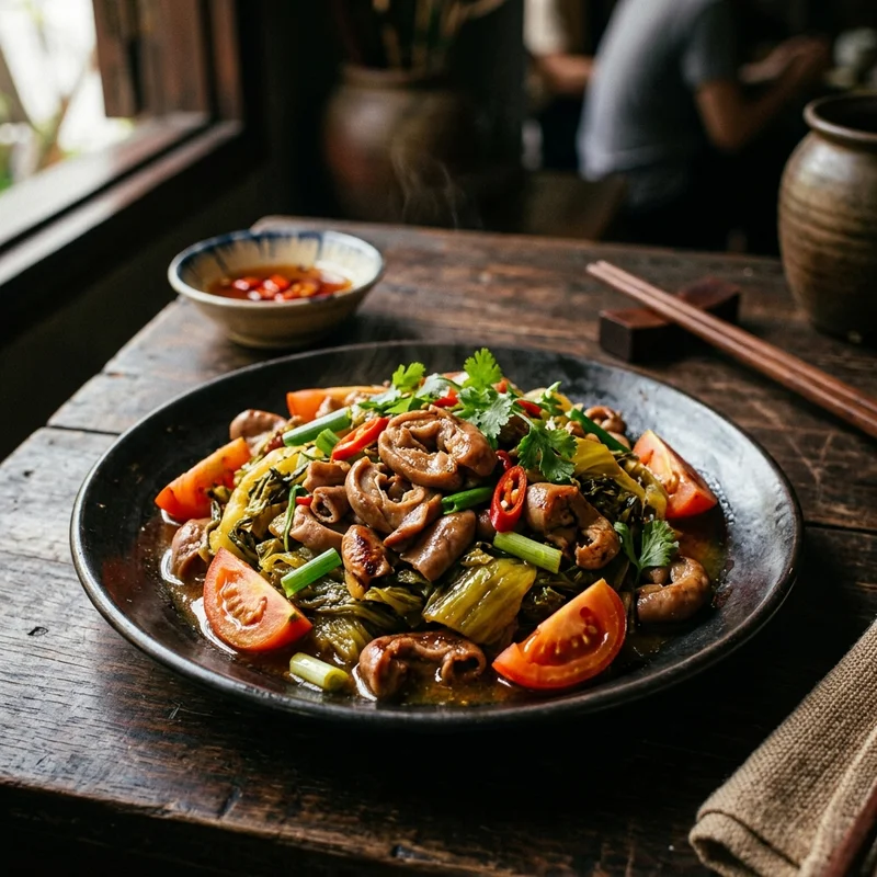 Lòng xào dưa