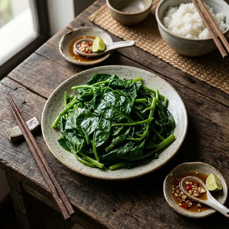Mồng tơi luộc
