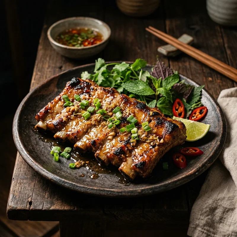 Sườn nướng sả