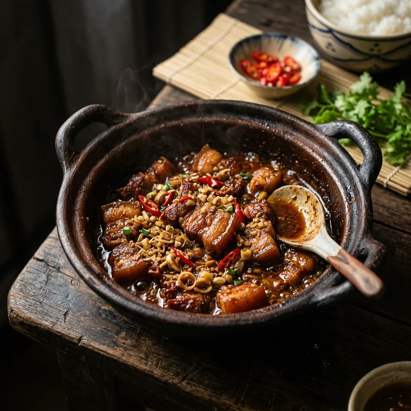 Thịt rim mắm ruốc