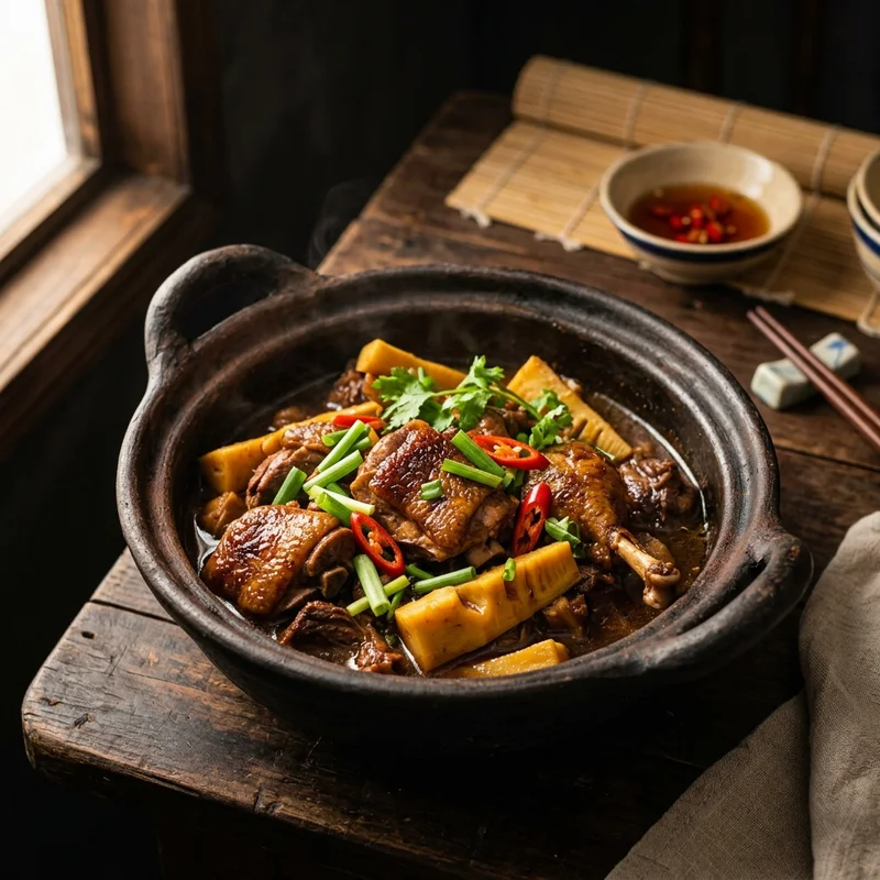 Vịt kho măng